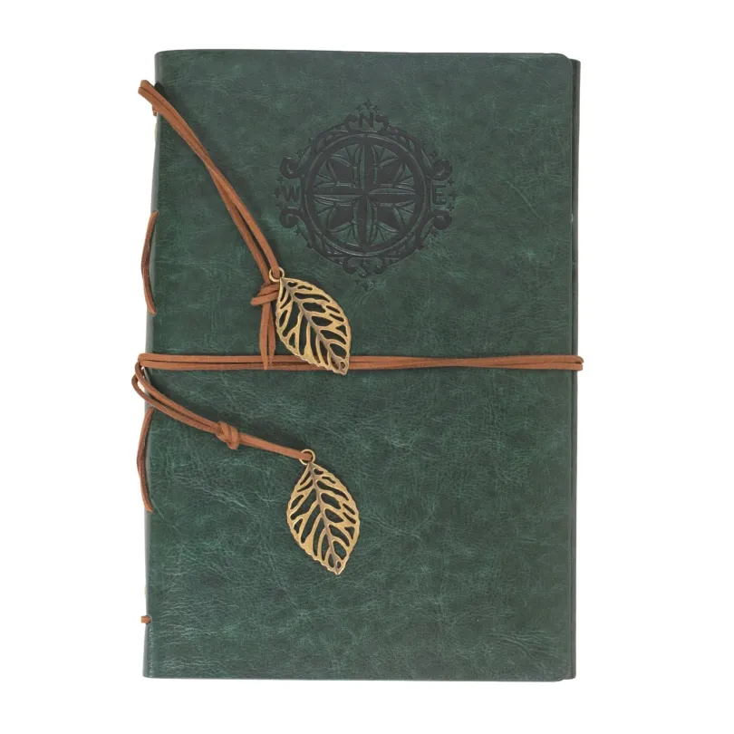 Forest Green A5 Faux Leather Notebook Green