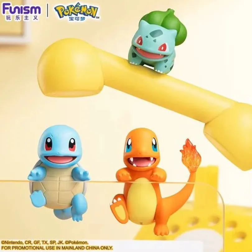 Funism Pokemon Team Party Peekrin Series Edge Hanging Figure - 1 Random