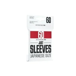 Gamegenic - Just Sleeves - Japanese Size Red (60 Sleeves)