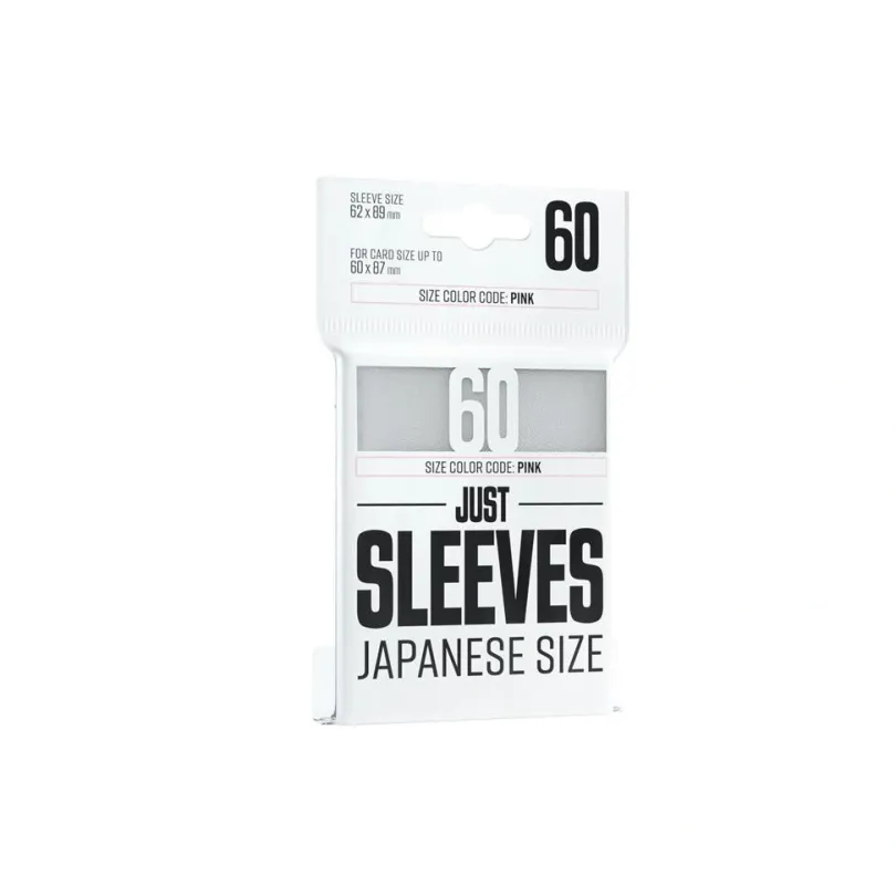 Gamegenic - Just Sleeves - Japanese Size White (60 Sleeves)