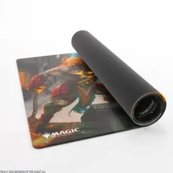 Gamegenic Magic The Gathering Reality Fracture Shiny Playmat - Ajani, Path of Vengeance/Ajani, Counterattack Leader