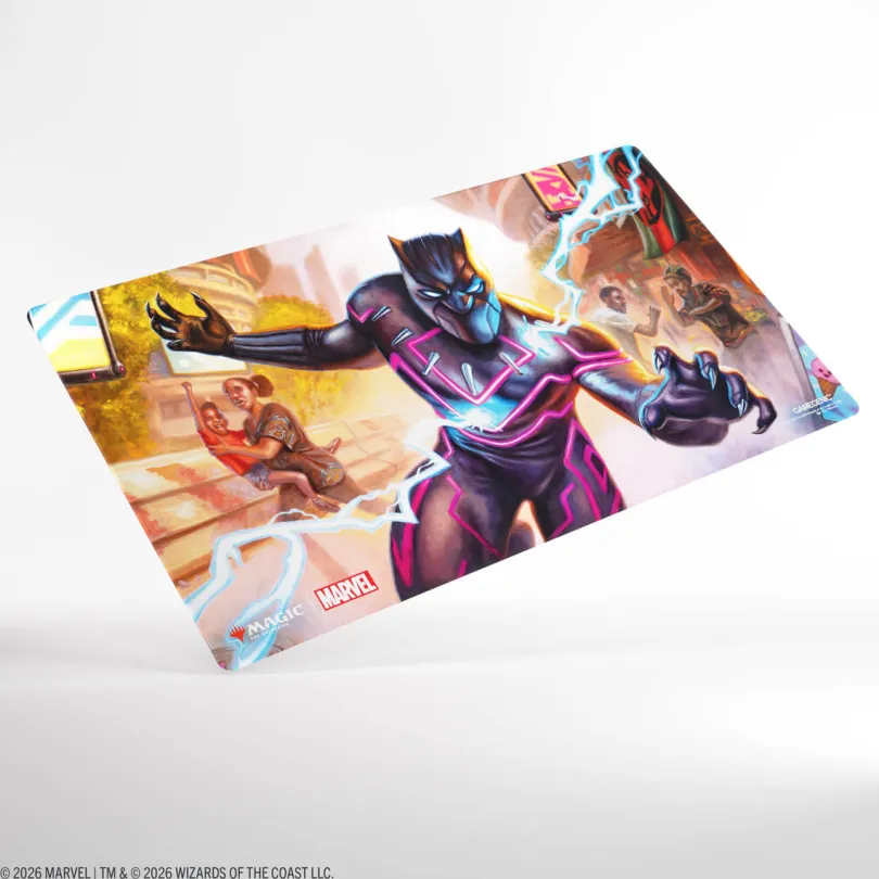 Gamegenic Magic The Gathering Marvel Super Heroes Shiny Playmat - Striking Black Panther