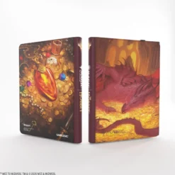 Gamegenic: Magic: The Gathering | The Hobbit Zip-Up Album 18-Pocket - Smaug's Mox Amber