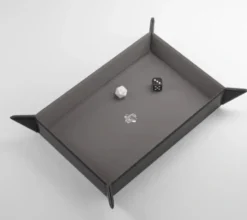 Gamegenic - Magnetic Dice Tray Rectangular: Black / Grey
