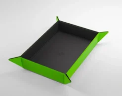 Gamegenic - Magnetic Dice Tray Rectangular: Black / Green