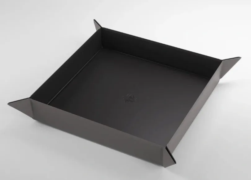 Gamegenic - Magnetic Dice Tray Square: Black / Grey