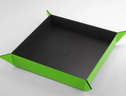 Gamegenic - Magnetic Dice Tray Square: Black / Green