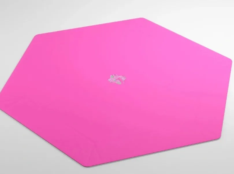 Gamegenic - Magnetic Dice Tray Hexagonal: Black / Pink