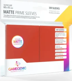 Gamegenic: Matte Prime Sleeves Red