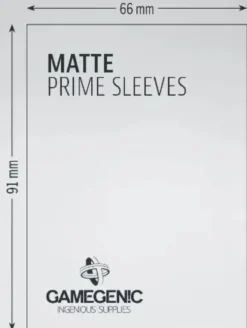 Gamegenic - Matte Prime Sleeves Orange (100 Sleeves)