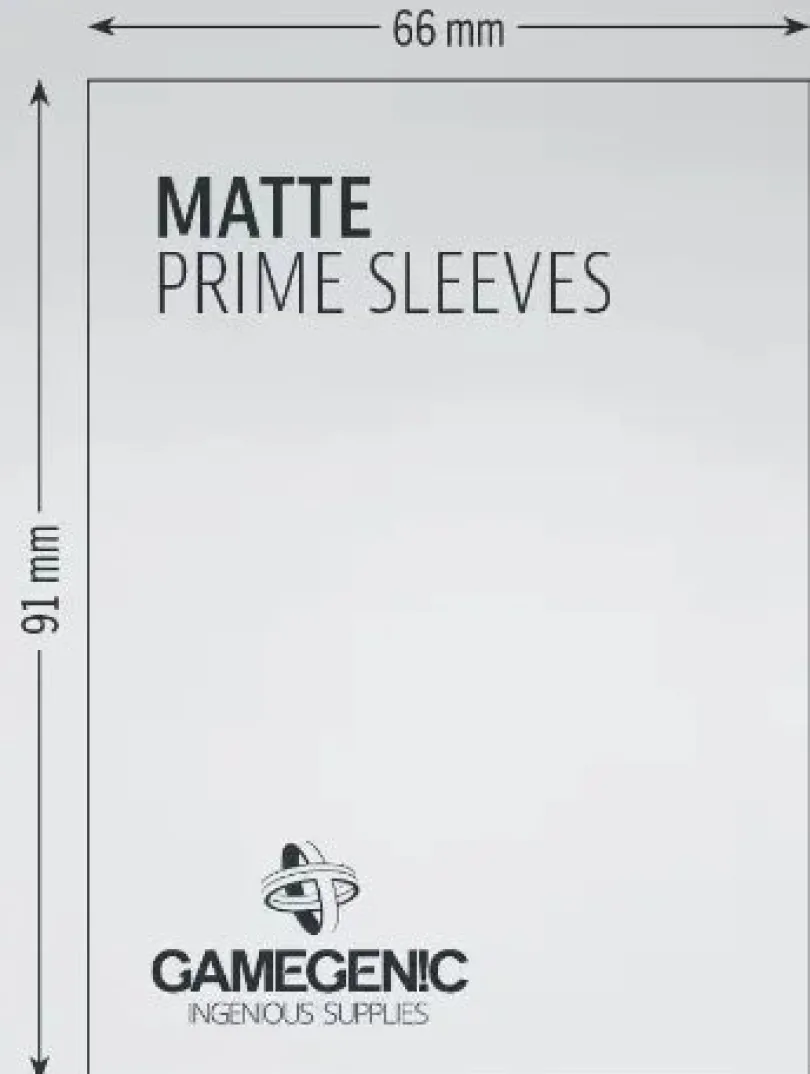 Gamegenic Matte Prime Sleeves Yellow 100 Sleeves Gamegenic