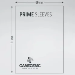 Gamegenic - Prime Sleeves Dark Gray (100 Sleeves)
