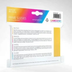 Gamegenic - Prime Sleeves Yellow (100 Sleeves)