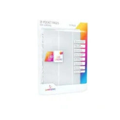 Gamegenic Sideloading 18 Pocket Pages 10 Pcs Pack White Gamegenic