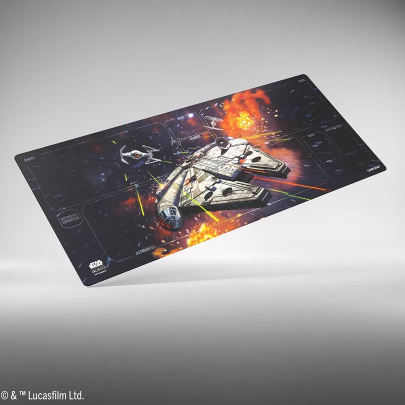 Gamegenic - Star Wars: Unlimited Xtra-Wide Game Mat - Millenium Falcon