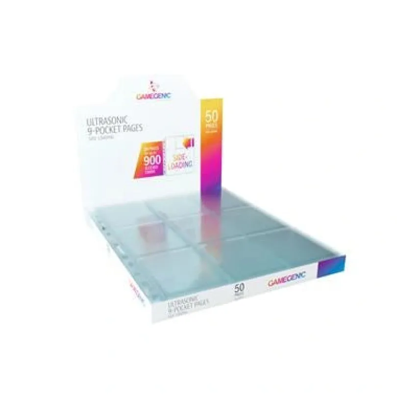 Gamegenic - Ultrasonic 9-Pocket Pages Sideloading 50 Pages
