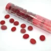 Glass Gaming Stones - Crystal Red Frosted (40)