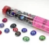 Glass Gaming Stones - Mixed colors Iridized Glass Stones (40)