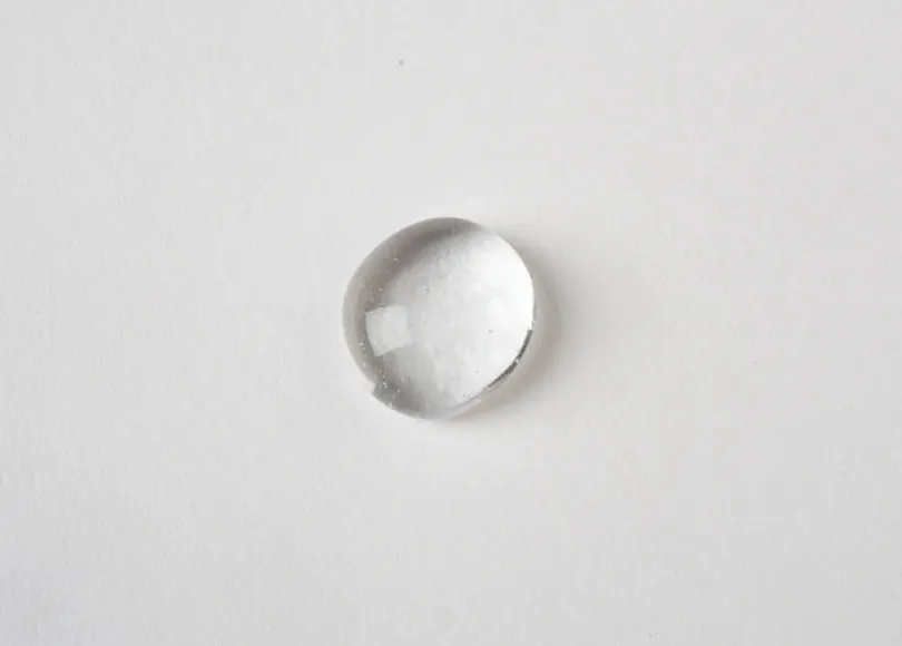 Glass Gaming Stones - Translucent Clear (40)