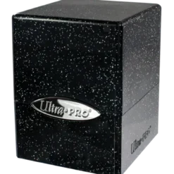 Glitter Satin Cube - Black
