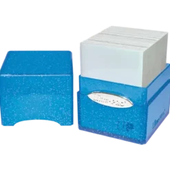 Glitter Satin Cube - Blue