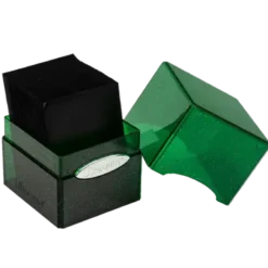 Glitter Satin Cube - Green