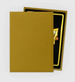 Gold - Matte Sleeves - Standard Size (100)