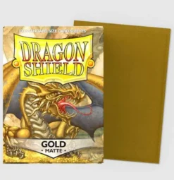 Gold - Matte Sleeves - Standard Size (100)