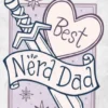 Gratulationskort - Best Nerd Dad