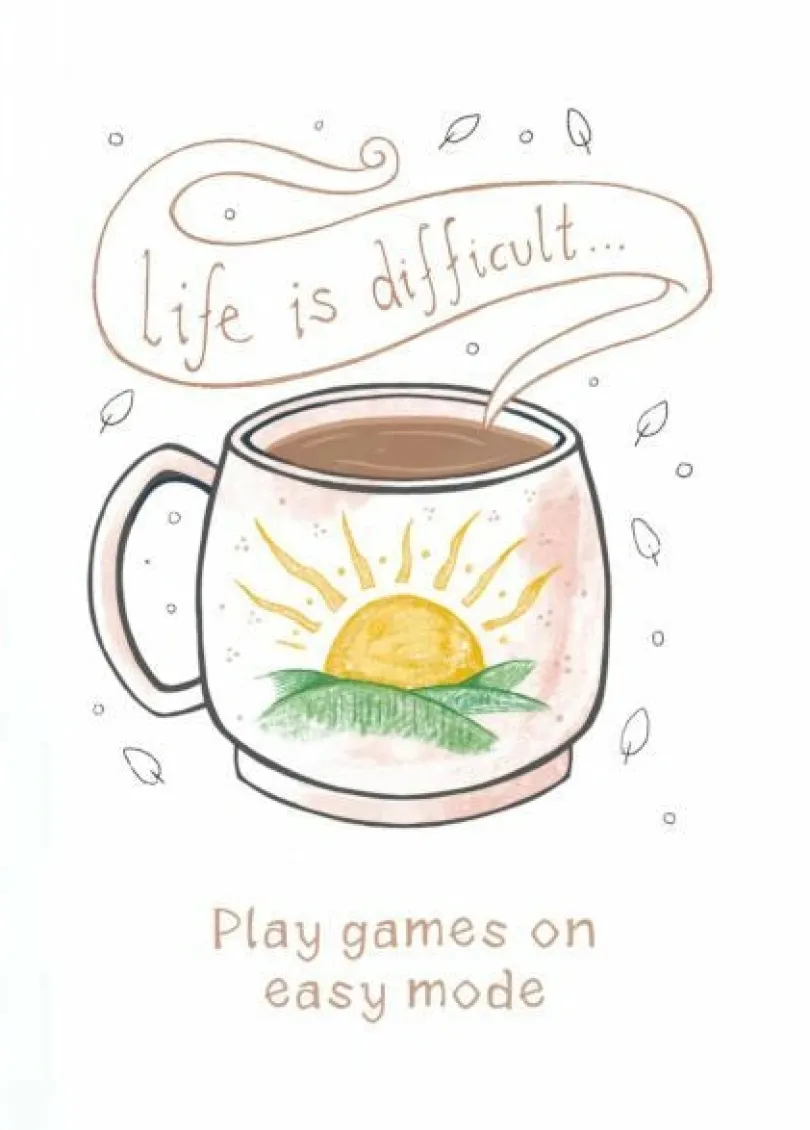 Gratulationskort - Life is difficult…