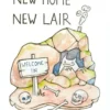 Gratulationskort - New Home. New Lair