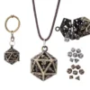 Grimskulls D20 Locket Gift Set Ancient Gold