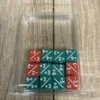 Grön/Röd Positive/Negative D6 Dice 12 mm (12st)
