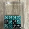 Grön/Svart Positive/Negative D6 Dice 12 mm (12st)