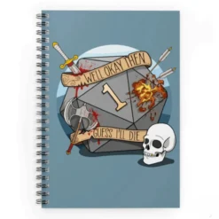Guess I'll Die Spiral Notebook