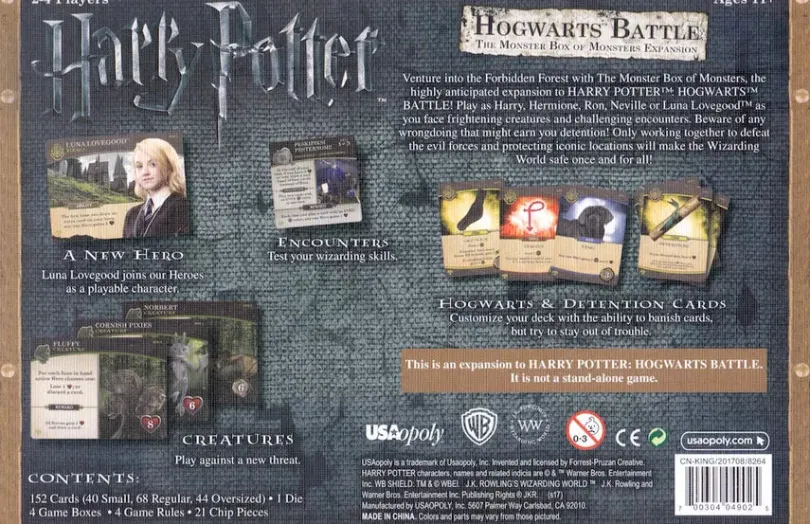 Harry Potter: Hogwarts Battle – The Monster Box of Monsters Expansion