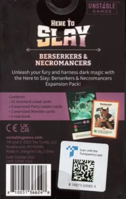Here to Slay Berserker & Necromancer Expansion - EN
