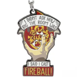I Cast Fireball Keychain