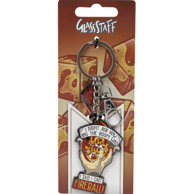 I Cast Fireball Keychain