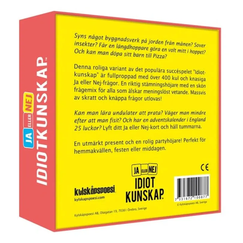 Idiotkunskap Ja eller Nej