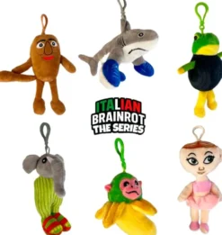 Italian Brainrot AI Plush Bagclip 13cm