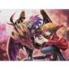 Jaden and Yubel Game Mat