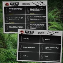 Jurassic Park Bid to Win Trivia