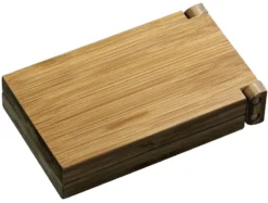 Kalaha / Mancala, foldable, travel game, bamboo (3258)