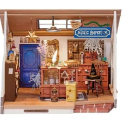 Kikis Magic Emporium Diy Miniature House Bookshelf Decoration Kit Rolife