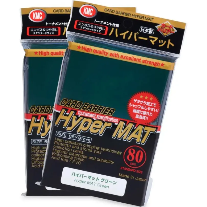 KMC Standard Sleeves - Hyper Mat Green
