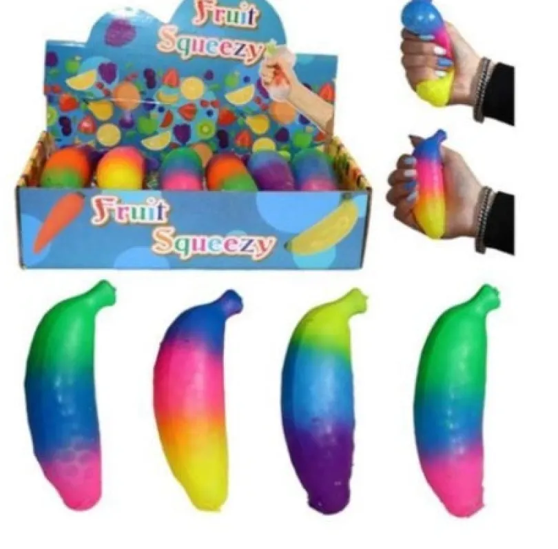 Leksakshallen - SQUEEZE BANANA 13CM