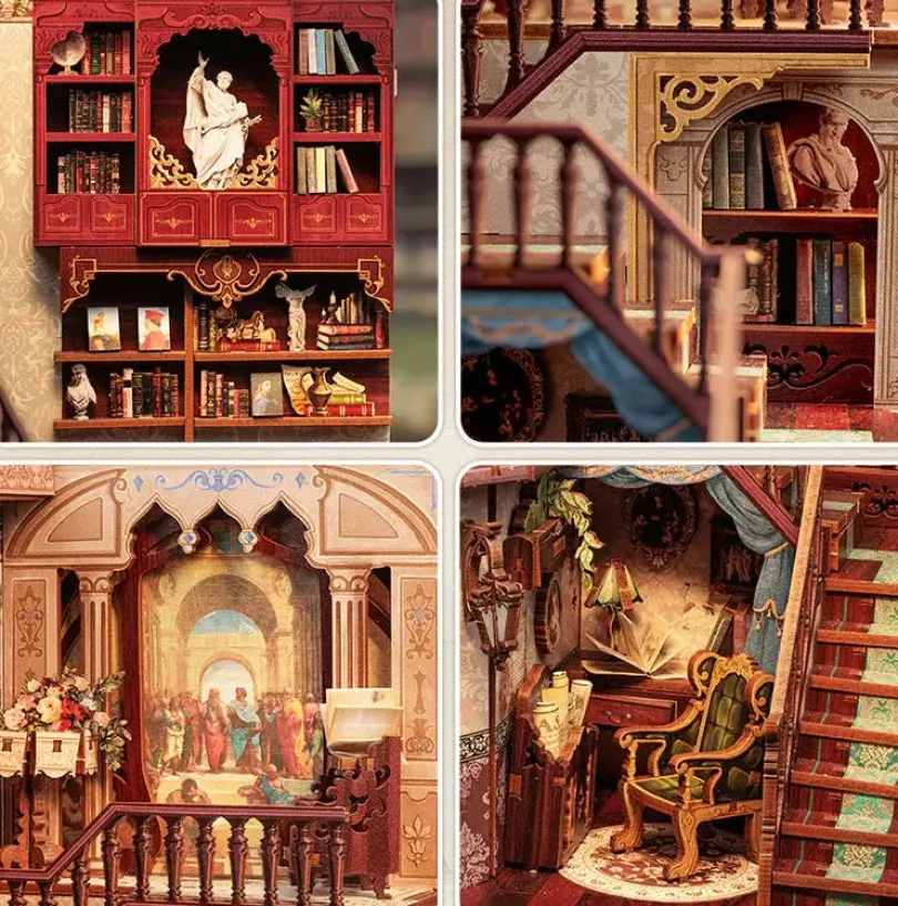 Library of Wisdom - Book Nook Kit - CuteBee