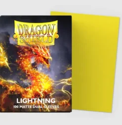Lightning Matte Dual Sleeves Standard Size 100 Sleeves Dragon Shield
