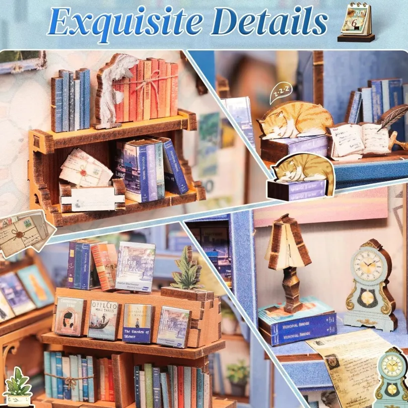 Literature Bookstore - Book Nook Kit - CuteBee